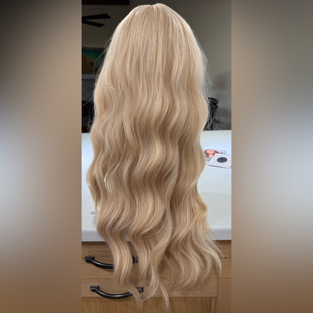 HAIR, 24” Wavy, Center Part with Bangs, Blondes